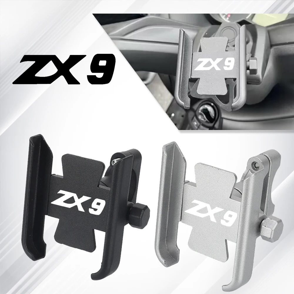 For KAWASAKI ZX9 ZX9R ZX-9 ZX-9R ZX 9 9R 1994-2003 2002 Motorcycle Accessories Handlebar Mobile Phone Holder GPS Stand Bracket