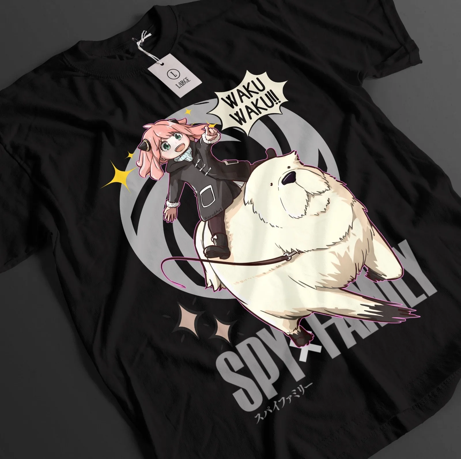 Spy x Family Shirt Anya Tshirt Loid Forger T-Shirt Yor Tee Bond Sylvia Anime Top