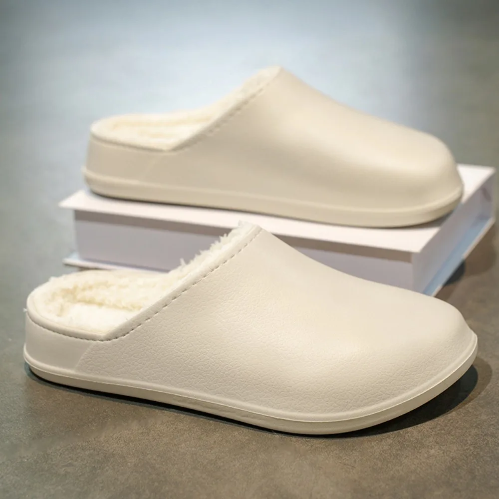 New Men's Fur Chef Kitchen Working Boots Slippers Garden Shoes Summer Breathable Mules Clogs Men Anti Slip Unisex Shoes Sandals