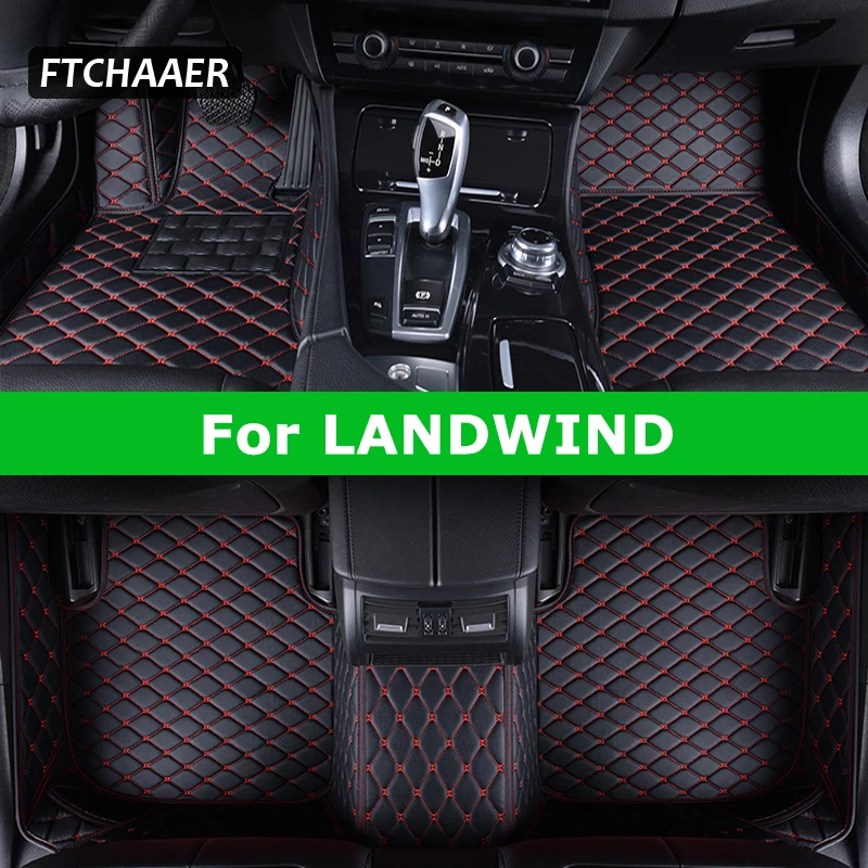 

FTCHAAER пользовательские автомобильные коврики для LANDWIND X5 X6 X9 X2 X7 X8 авто ковры аксессуары для ног Coche