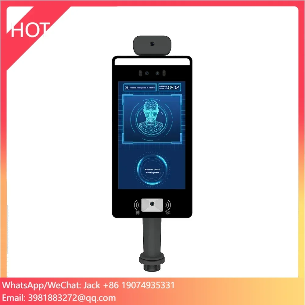 Scanmax F6  Ai Camera Biometric Face Recognition Security optical turnstiles access control turnstiles