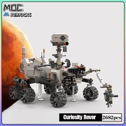 Space Exploration Series MOC Mars Curiosity Rover 1:9 Scale Nuclear Power Drive Building Block Set DIY Boy Toys Christmas Gifts