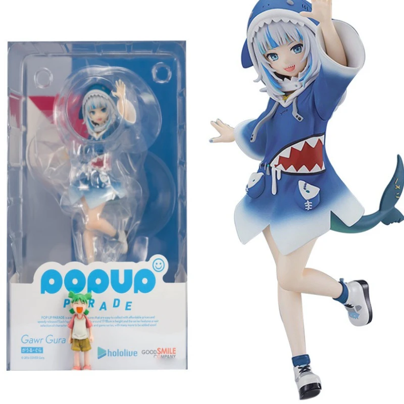 

Anime GAWR GURA Action Figures Hololive Cosplay Collectible Models Shark PVC Figurine Doll Toys Kids Christmas Gifts 10cm