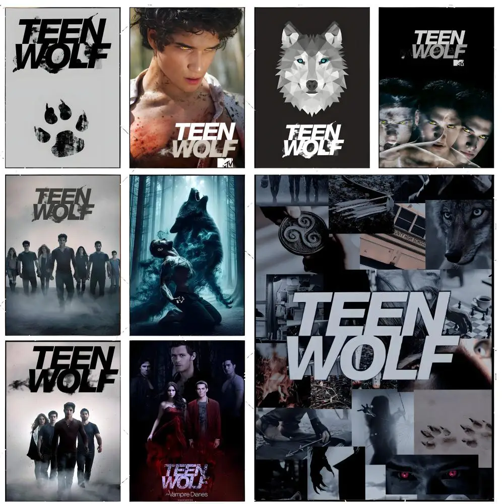Supernatural Drama T-Teen Wolf Poster Premium Decor Art & Gift for Household Lounge Home Ornaments