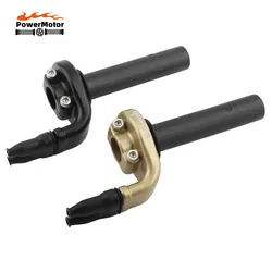 Empuñadura giratoria de acelerador de motocicleta, sistema de alambre de doble Span para KTM, Honda, Yamaha, Kawasaki, empuñaduras de manillar de 22mm