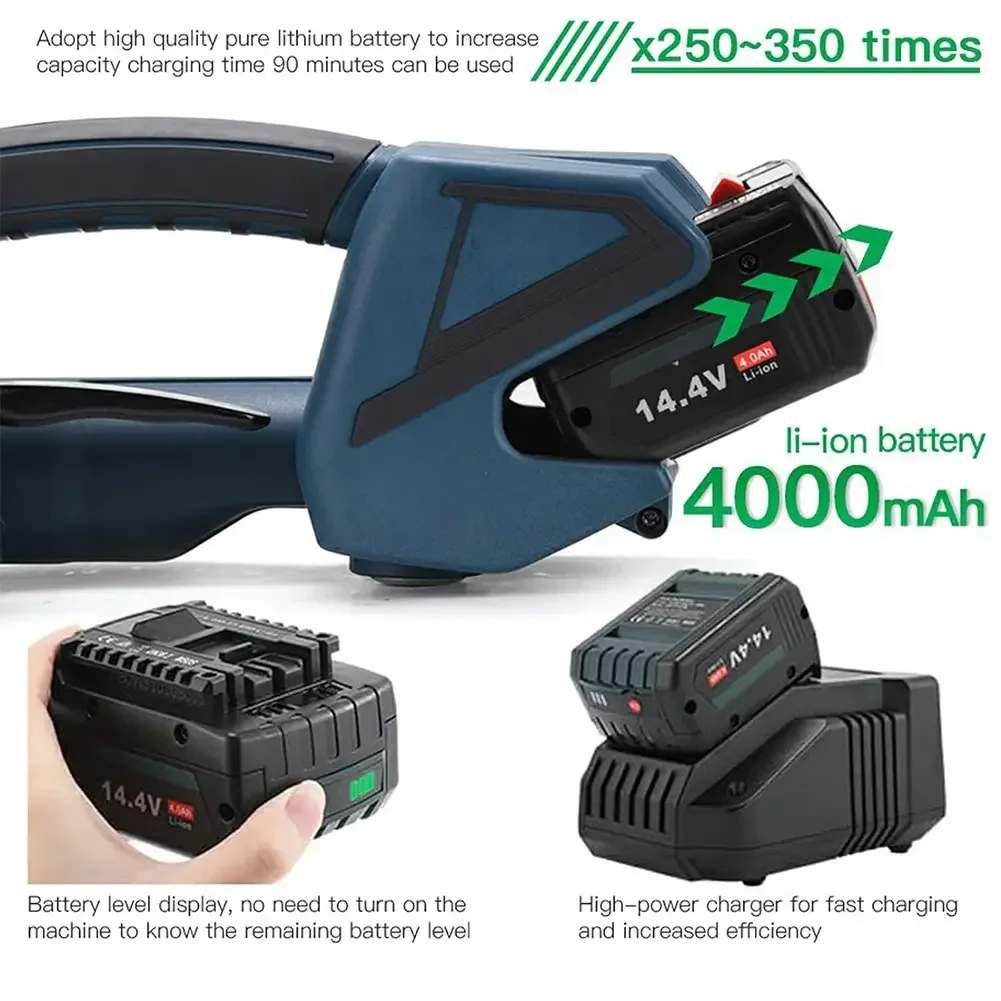 Electric Automatic Strapping Tool V2 PP PET Straps Banding Equipment