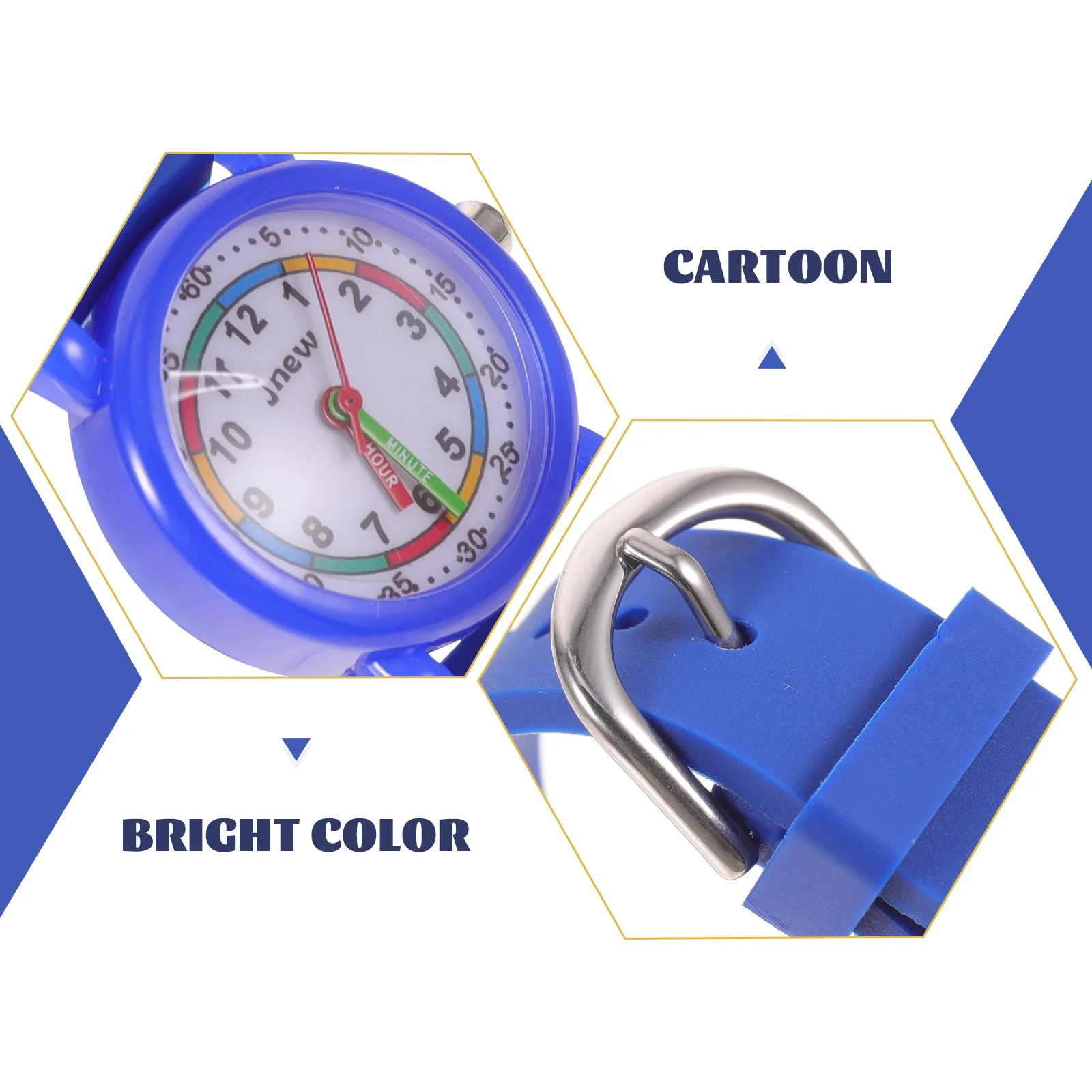 

Cartoon 3D Watch Adorable Design Watch Waterproof Quartz Alloy Children Watches for Girls Boys Toddler Student Accessories