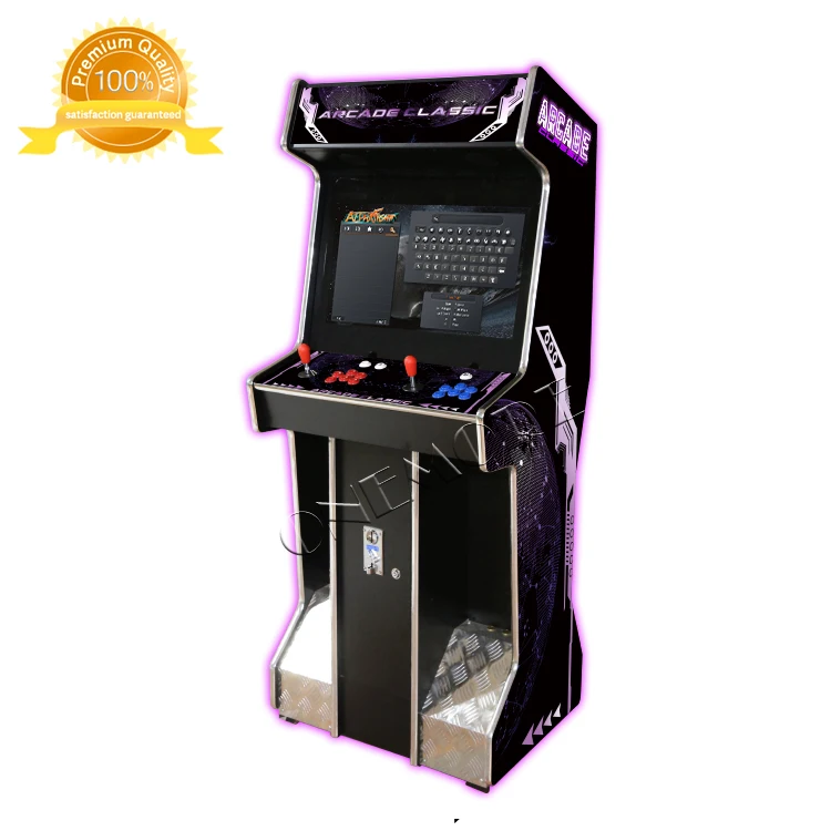 Retro 26 นิ้ว LCD หยอดเหรียญอาร์เคด Upright Multi Games Stand up เครื่องเกมอาร์เคด