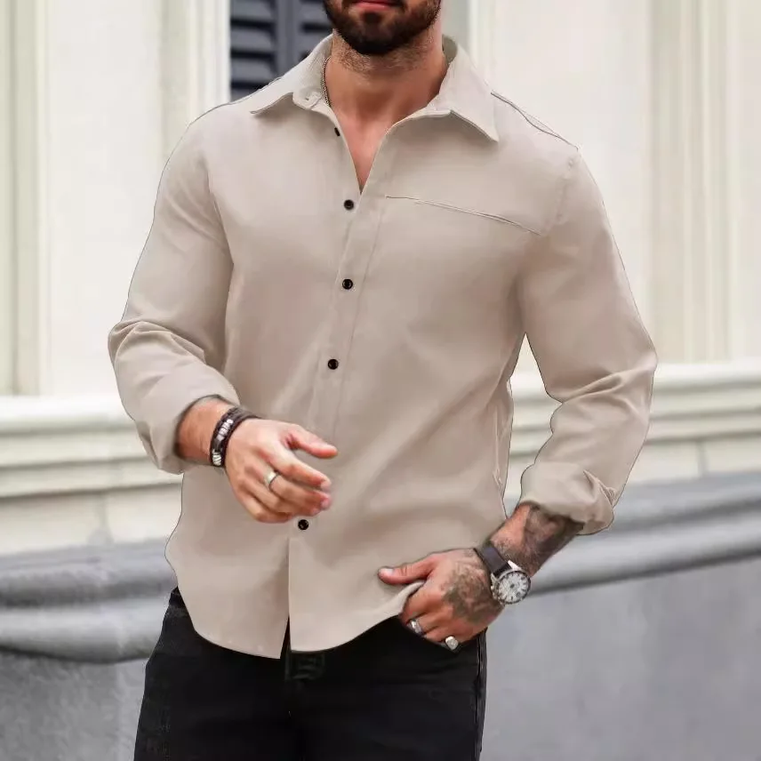 

Новинка 2024, Південно-Восточная Азия, трансграничные цвета, irt Long Sve, осенняя подставка, подходит для M Faion, повседневный Busin irt