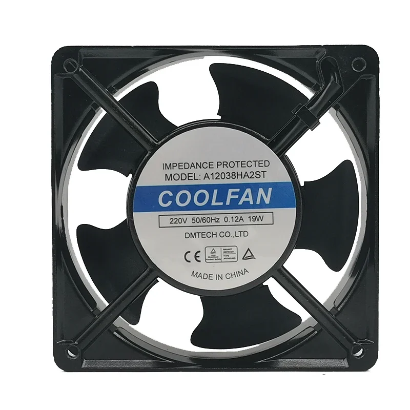 

+New 12cm forBrand A12038HA2ST 220V 50/60hz 0.12A 19W axial flow inverter cooling fan