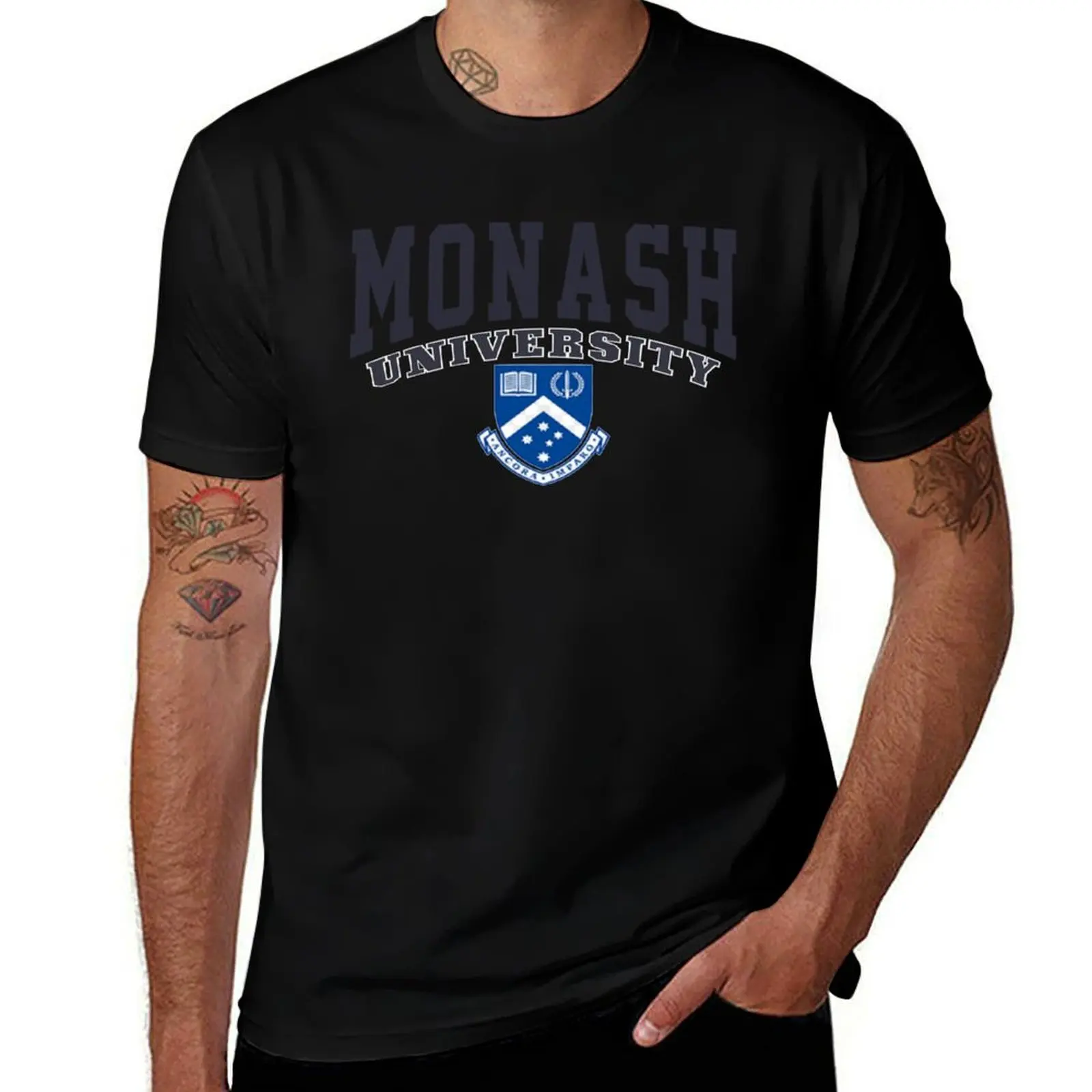 Monash Universit - Australia T-Shirt Relaxed Fit Casual Short Sleeve Top T-Shirt