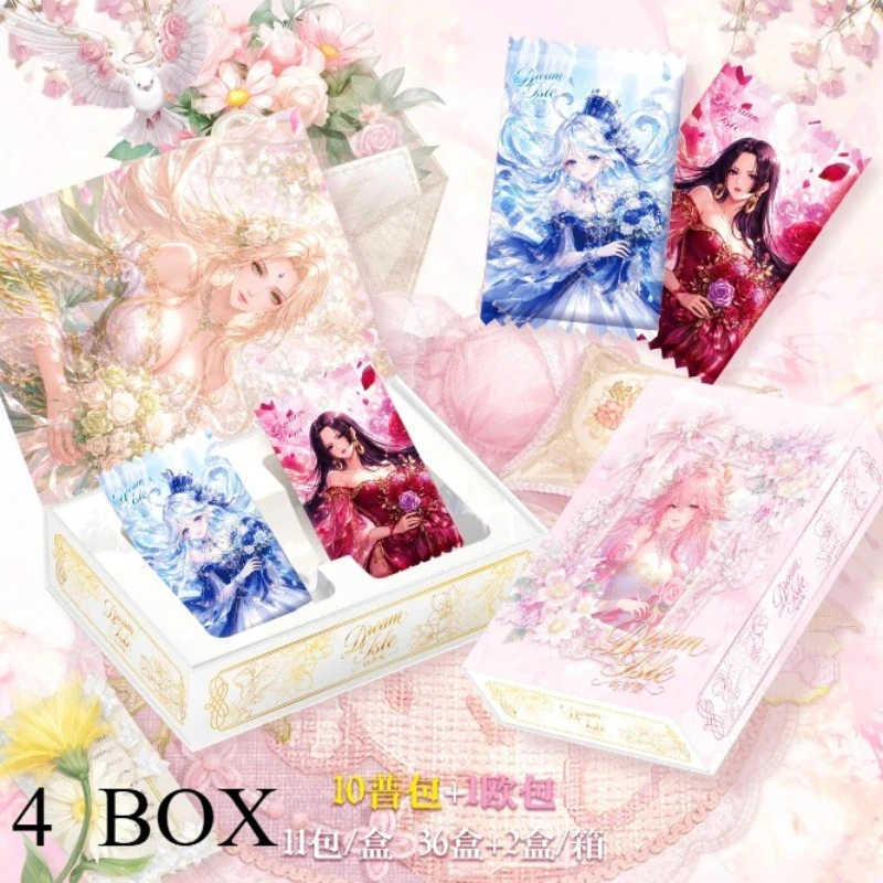 Popular Goddess Card Anime Games Girl Party Swimsuit Bikini Booster Box Metal Card Album Random Collectible Trading Card Gift