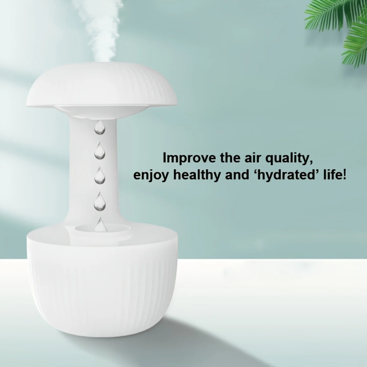 Anti-Gravity Humidifier Aromatherapy Machine with Night Light - Atmosphere & Health Enhancer for Christmas, New Year, Birthday,