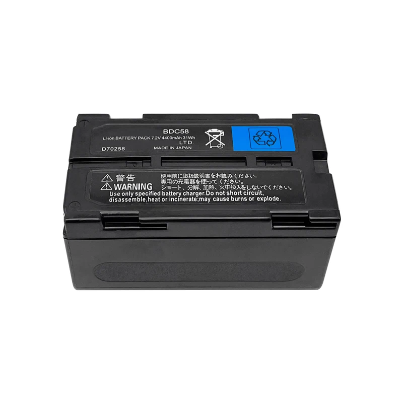 Brand New BDC58 BDC-58 Battery For Sok Total Station GPS RTK Surveying Instrument 7.2V 4400mAh  Li-ion Battery