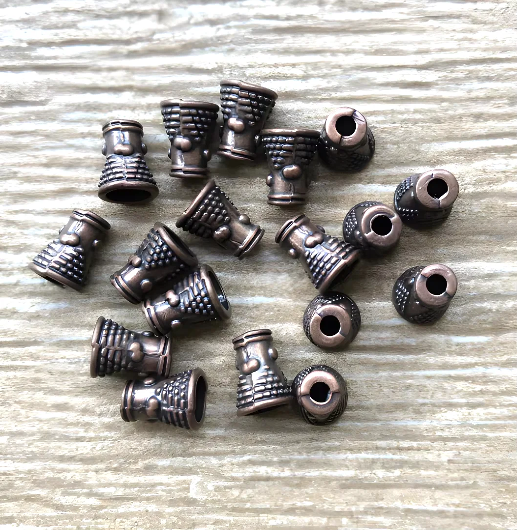 60pcs  7.8mm*B-hole  2.7mm*  S-hole 1.6mm    Alloy metal  antiqued  copper  beads for handamde  findings  HWH1792