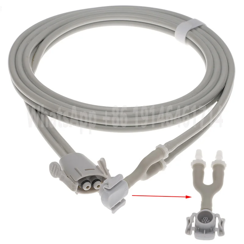 NIBP Air Hose Extension Double Tube Compatible With Welch Allyn Patient Monitor,For Adult/Pediatric/Neonate/Infant,2.5m.