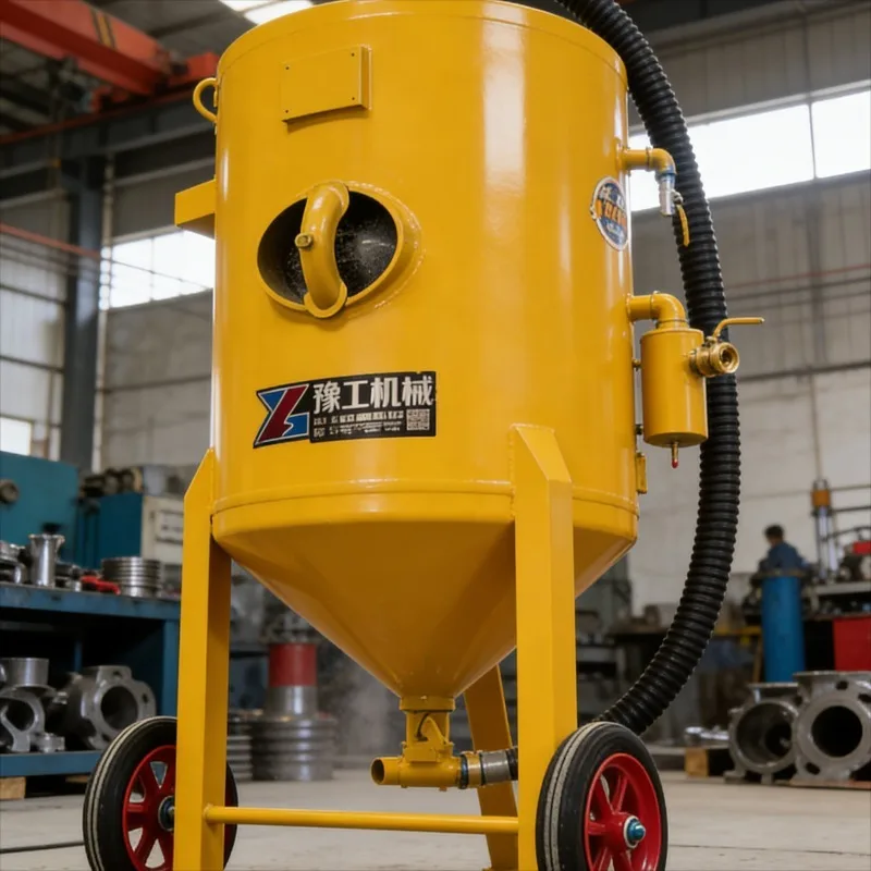 Customized Commercial Sandblasting Equipment Industrial Abrasive Blaster with Dust Collector for Heavy Metal Cleaning view 3