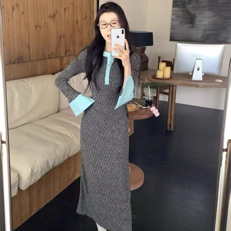 ชุดเดรสผู้หญิง ดีไซน์หรูหรา สำหรับผู้หญิง ปี 2025 ฤดูหนาว ผ้ากำมะหยี่ แต่งระบายจีบ จับจีบเป็นชั้นๆ ทรงสวิง ดีไซน์ศิลปะ ทันสมัย วินเทจ สไตล์สาวออฟฟิศ