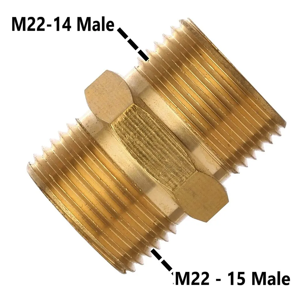 Cleaners Adapter Water Torches 15mm Connecting Connector Foam Pots For Karcher For Kranzle High Pressure Hose M22