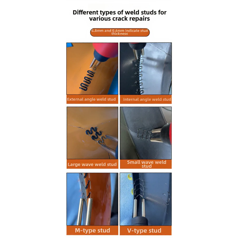 Auto Body Fasteners Plastic Welding Pins For Harsh Conditions Precise Adjustment DIY Friendly Tool For 99 Welding Machines