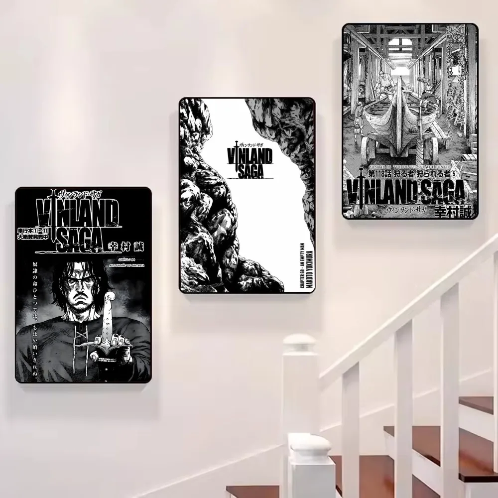 ملصق V-Vinland Saga Anime Manga عالي الجودة لوحة فنية جدارية للمنزل والمكتب وغرفة النوم وغرفة المعيشة وبار المدخل فكرة هدية مثالية
