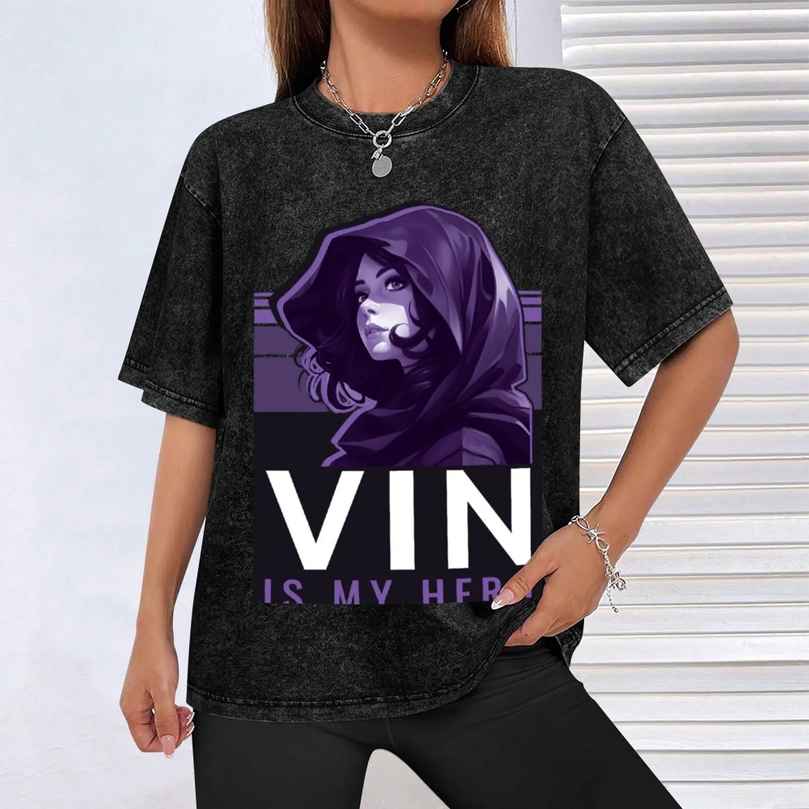 Vin is my Hero T-Shirt vintage clothes graphic shirts anime shirts men image 4