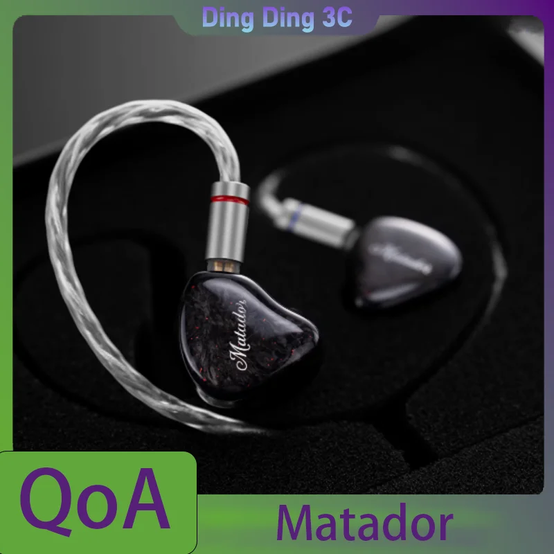 

Наушники-вкладыши QoA Matador Hi-Fi проводные, 2DD+4BA, 3.5мм+4.4мм+Type-C, 20Гц-20кГц, 106дБ, гибридная диафрагма из PU и PEEK