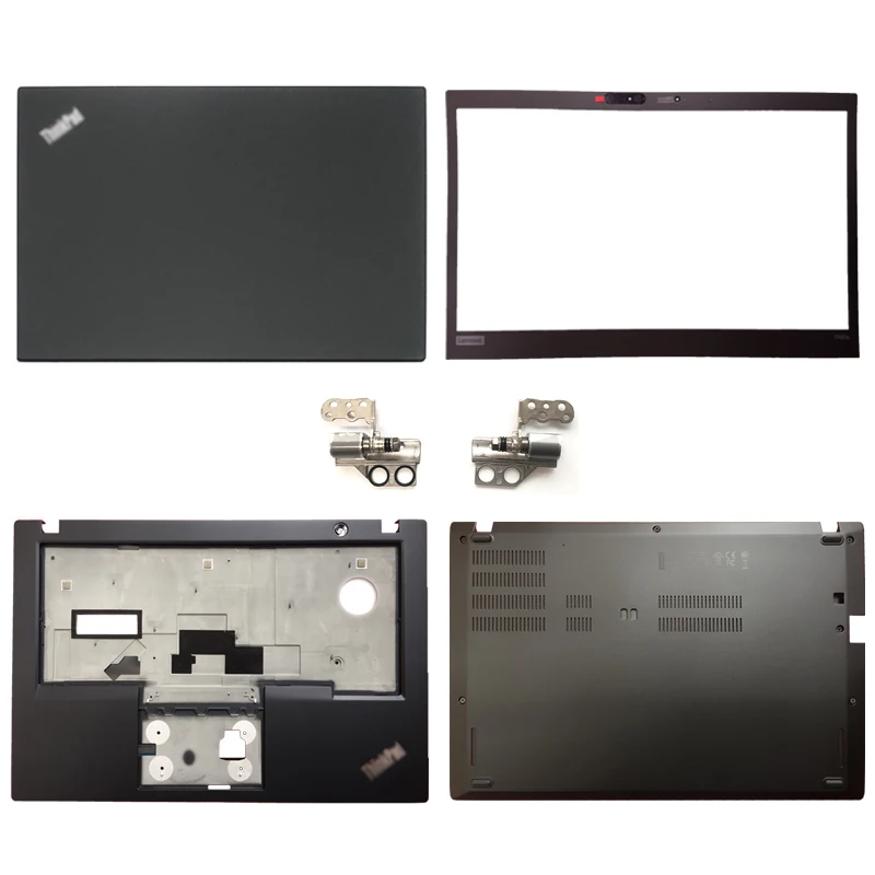 LCD Screen Back Cover Palmrest Frame Top Case Bottom Base and Hinge 01yn986 01lv696 for Lenovo Thinkpad t480s Portable