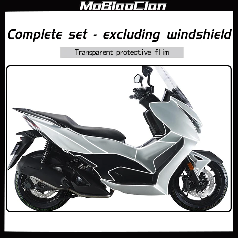 ل ZONTES 350D 350 D 350d 2022 2023 فيلم غير مرئي شفاف طبقة رقيقة واقية خزان الوقود ملصق دراجة نارية الملحقات
