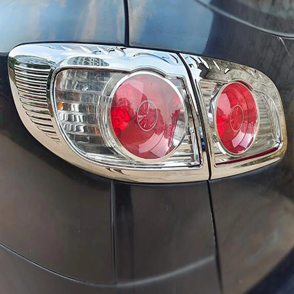 For Hyundai Santafe Santa Fe 2006 2007 2008 2009 2010 2011 2012 Car Detector Cover Trim Back Tail Rear Light Lamp Frame Eyebrow