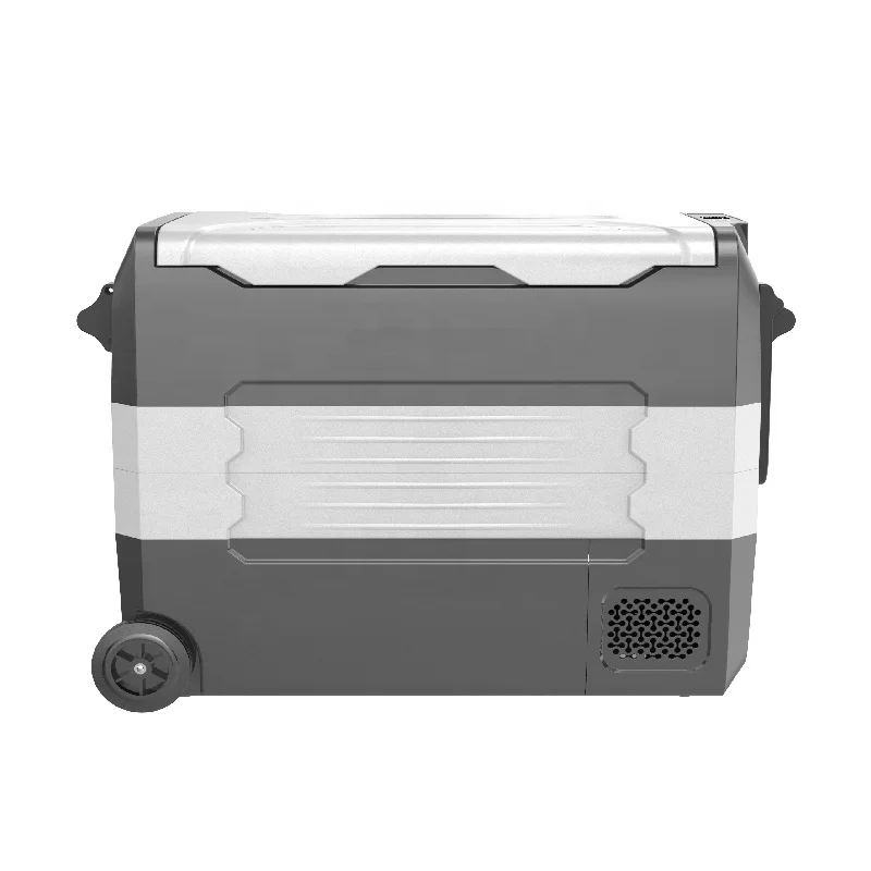 

Portable Refrigerator, DC 12V 24V Compressor Car Fridge Freezer, with Wheels Pull Rod, for Boat RV Camping Marine,Outdoor Cooler
