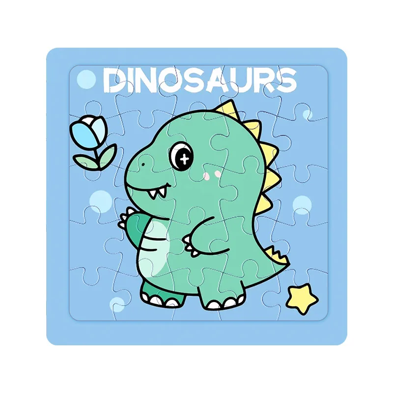 5 pièces 16 pièces dessin animé plat Puzzle apprentissage précoce enfant en bas âge Puzzle Intelligence Animal océan trafic Puzzle