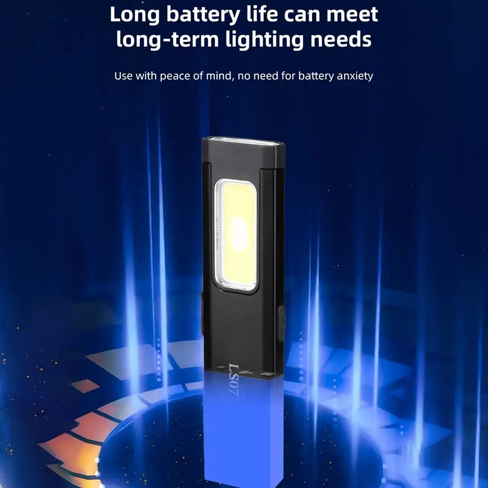 المحمولة LED المفاتيح مصباح يدوي USB-C قابلة للشحن في الهواء الطلق جيب الطوارئ EDC مصباح يدوي عالية الطاقة ضوء العمل الصغير