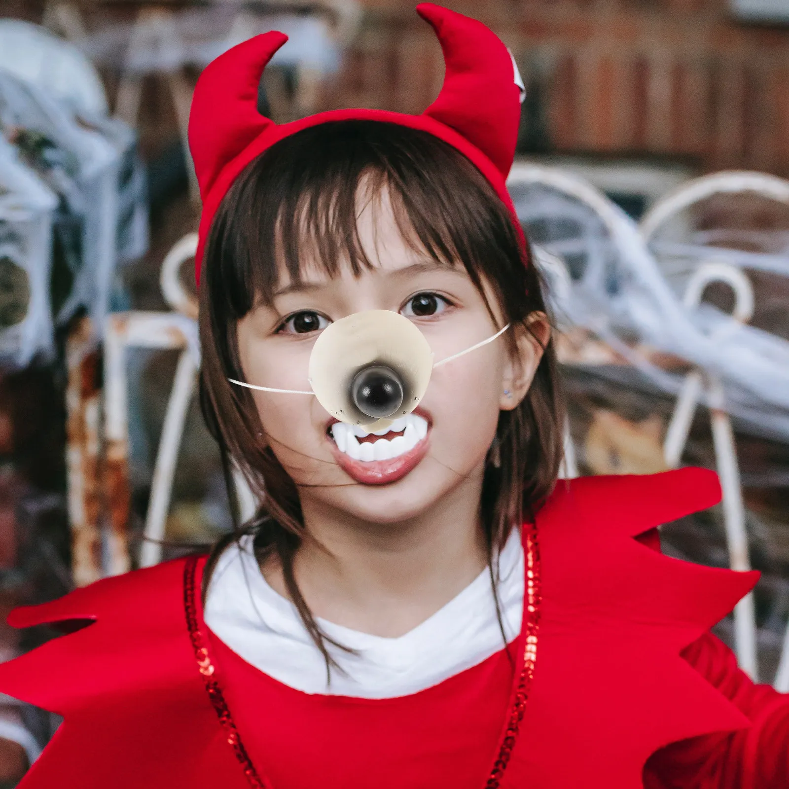 

Набор из 3-х имитационных носов мыши для Хэллоуина, косплея, карнавала, маскарада, аксессуары для выступлений, забавные реквизиты