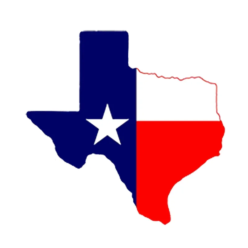 

Texas Flag Car Personality Stickers, Windshield Bumper Motorcycle Stickers, High Quality Vinyl Cover Waterproof PVC