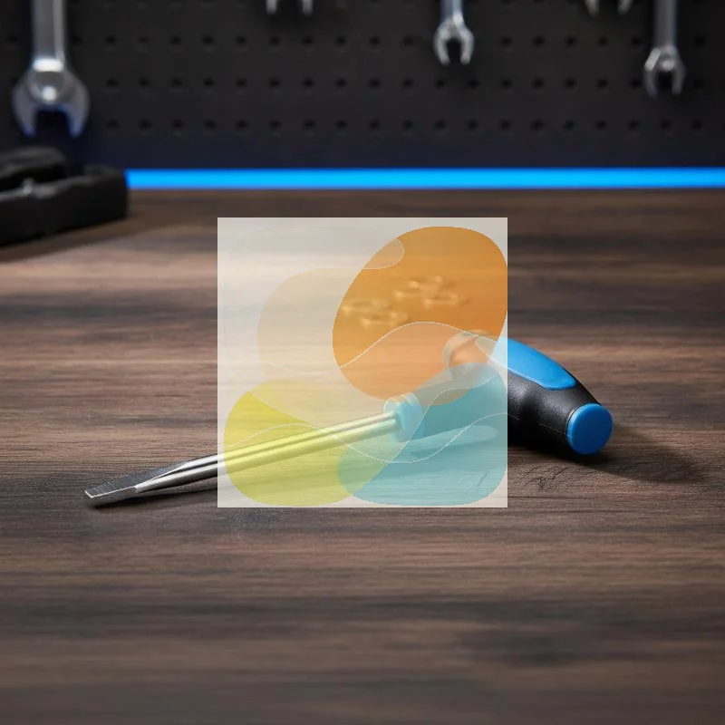 T Handle Flat Head Magnetic Screwdriver Soft Non-Slip Rubber Grip Quick Release for Camera Electronic Device Repair