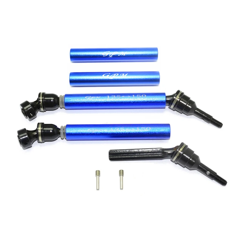 GPM for 1/10 SUMMIT 56076-4 E-REVO 56087-1 ERVO 3.3 53097-3  Metal front/rear universal joint Drive shafts 5650R