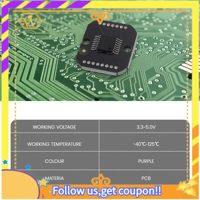 Module d'encodeur magnétique MT6835, moteur sans balais PWM/SPI, 21 bits, peut remplacer AS5048