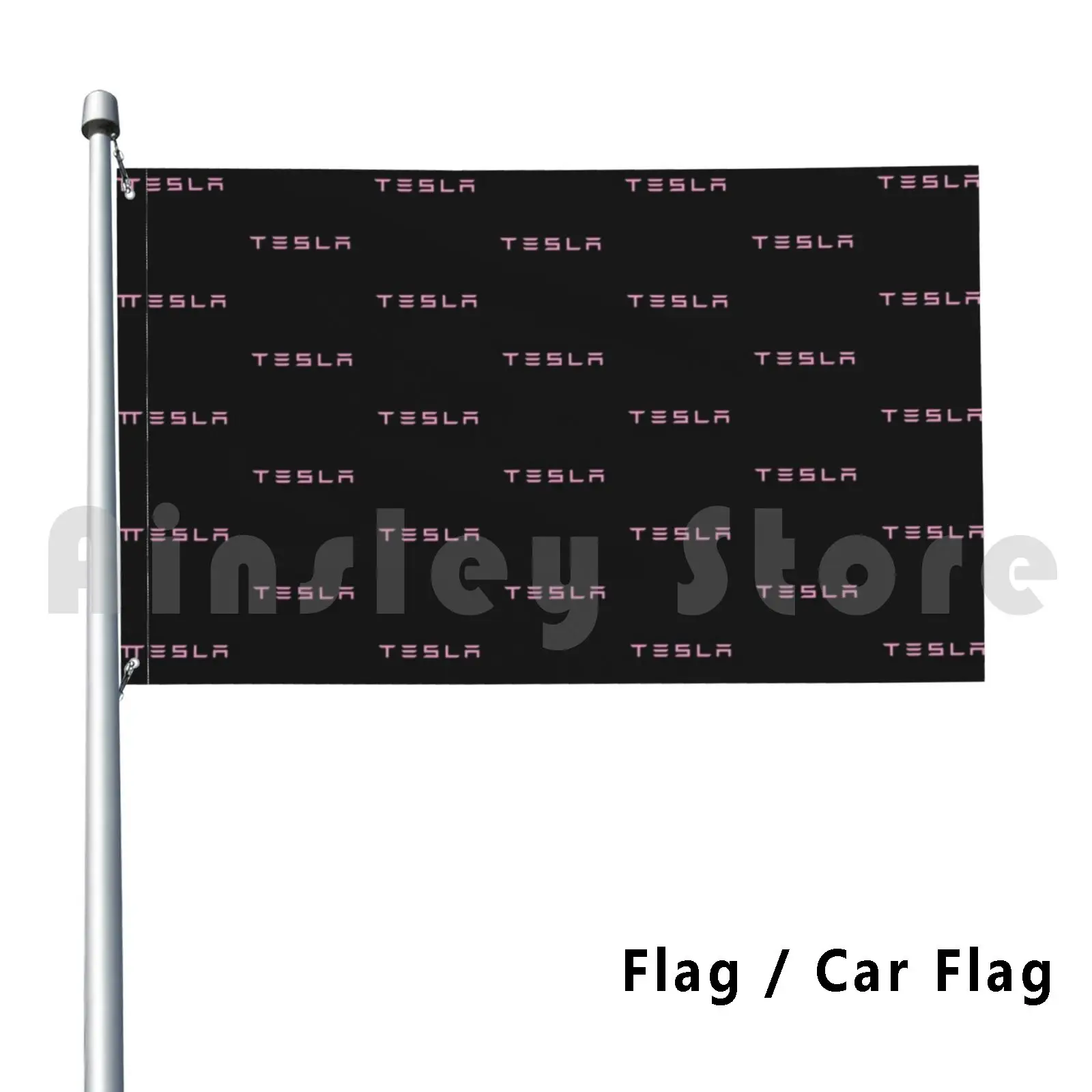 Untitled Flag Car Flag Funny Tesla Tesla Gift Tesla Stuff Tesla Shirt Tesla Hoodie Tesla Long Sleeve