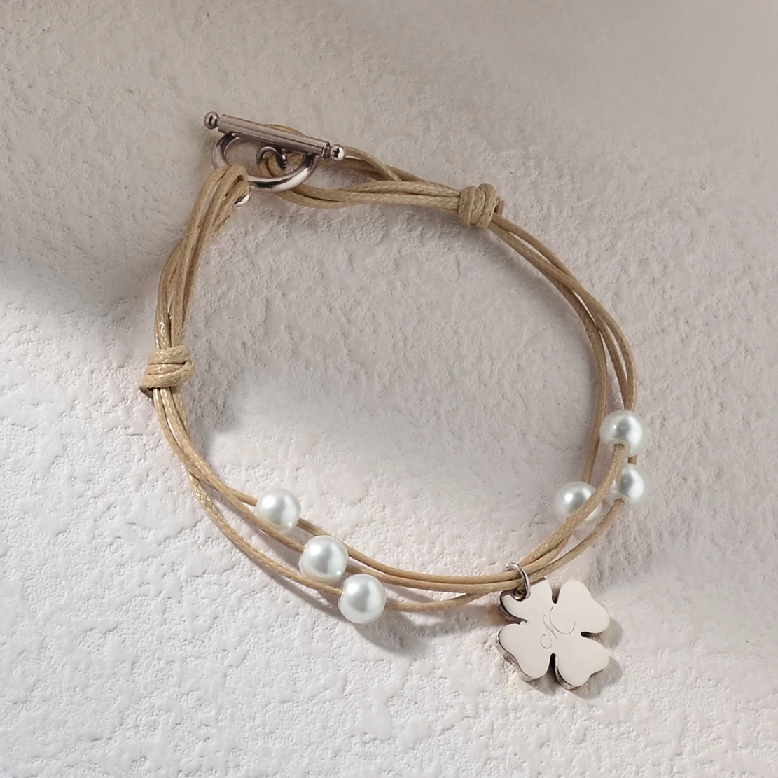 سوار شخصي عصري وبسيط بأربع أوراق البرسيم، وإكسسوارات الأزياء النسائية والمجوهرات #5