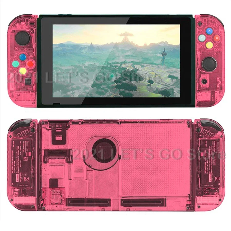 New Nintendo Switch DIY Replacement Console Housing Shell in Transparent Pink – A Real User's Experience with Switch Joy-Con Shell Upgrade