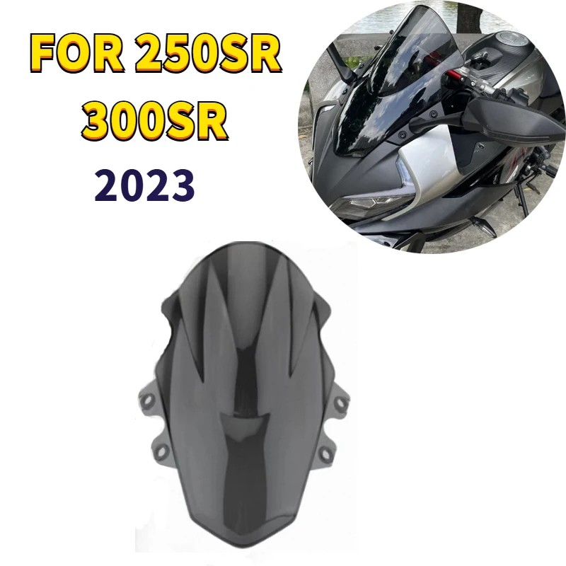 

Для CFMOTO 250SR 300SR MY23 2023, переднее лобовое стекло мотоцикла, обтекатель ветрового стекла, дефлектор ветра