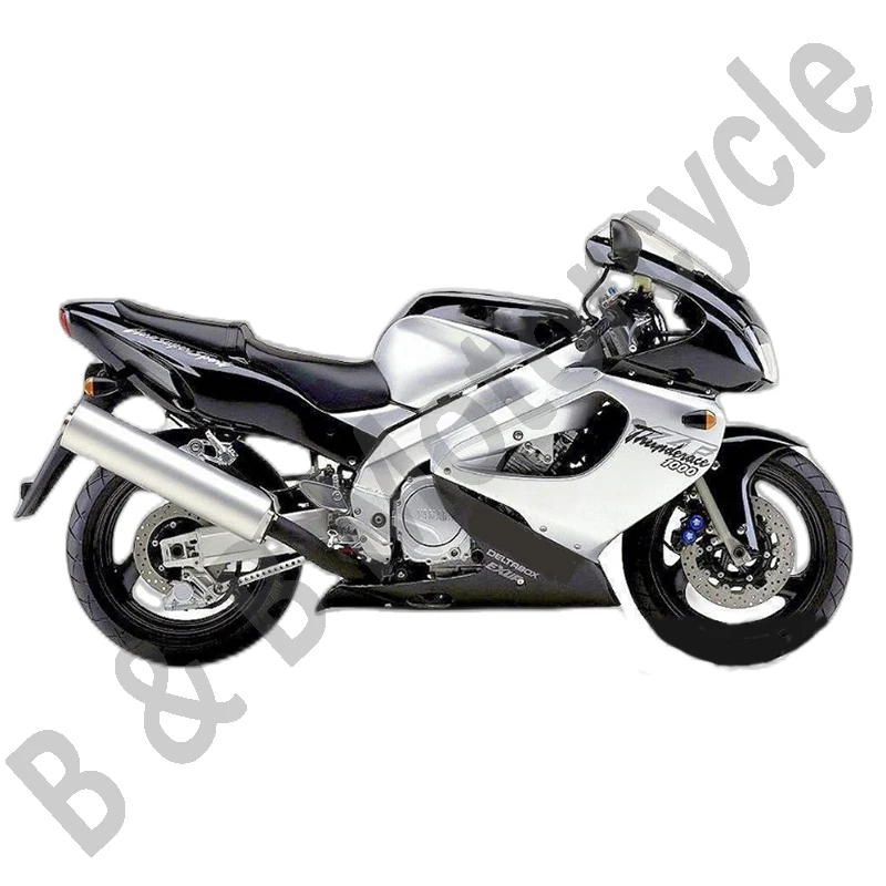 NEW Fairings Kit Fit for YAMAHA YZF 1000 97 98 99 00 01 02 03 04 05 06 yzf1000 1997-2007 Bodywork Fairings kits set silver black