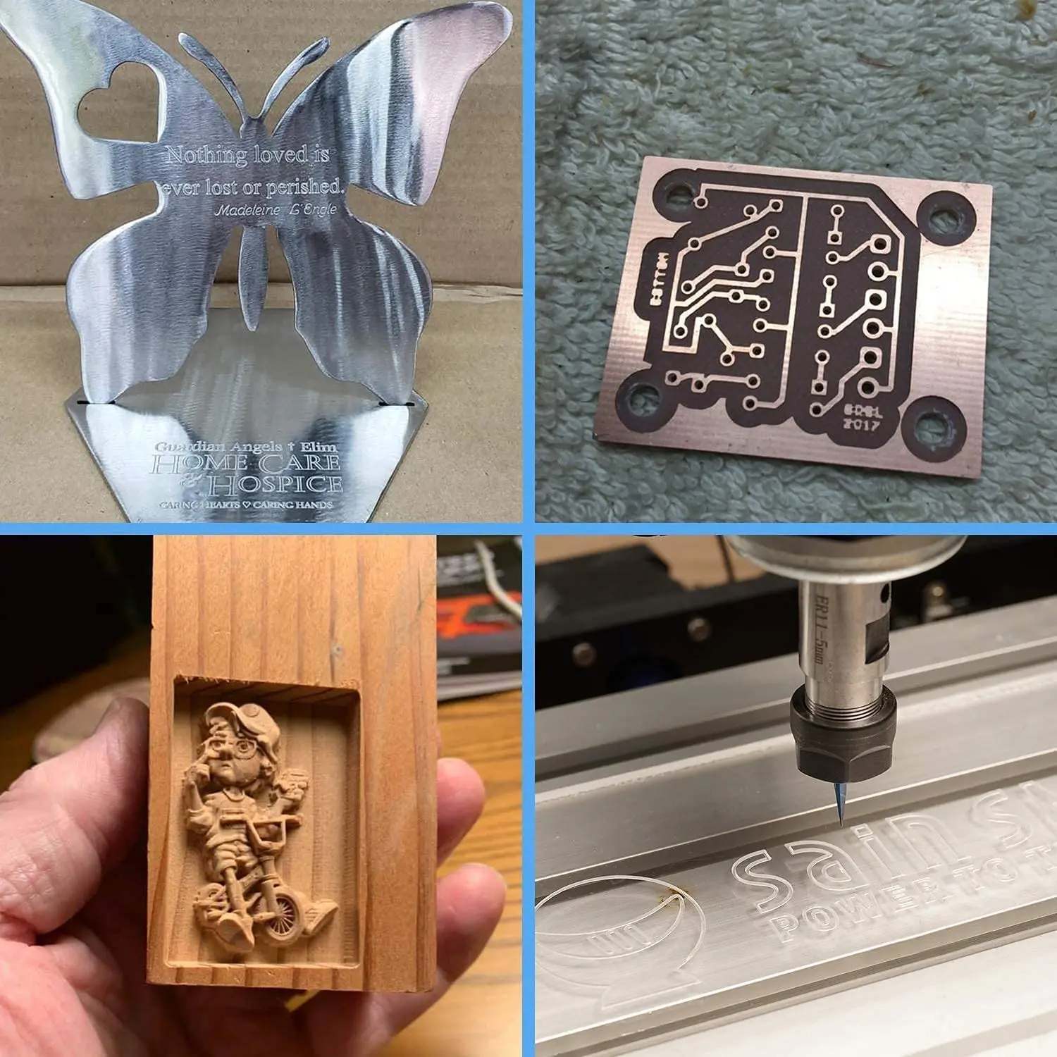 DIY 조각 기계 3018 Pro Max Cnc 라우터 키트, 3 축 Grbl 제어 나무 조각 조각사 밀링 커팅 머신
