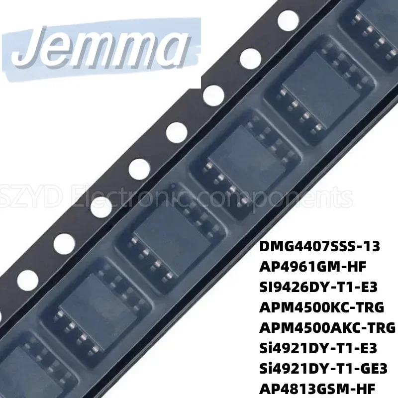

100PCS SOP8 DMG4407SSS-13 AP4961GM-HF SI9426DY-T1-E3 APM4500KC-TRG APM4500AKC-TRG Si4921DY-T1-E3 Si4921DY-T1-GE3