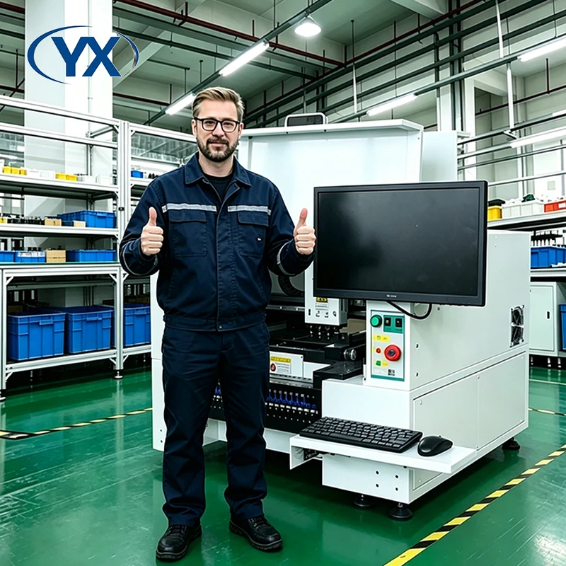 SMT Aautomation Production Equipment Line SMT380 Manufactory Pick and Place Components Making Machine Desktop Assembly