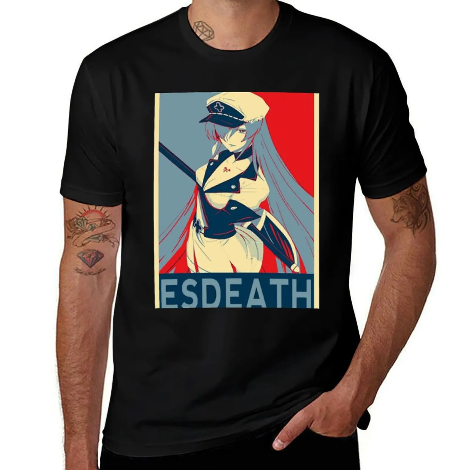 

Akame ga Kill : Esdeath Waifu ! T-Shirt t shirts for man pack cotton t shirt man luxury T-Shirt