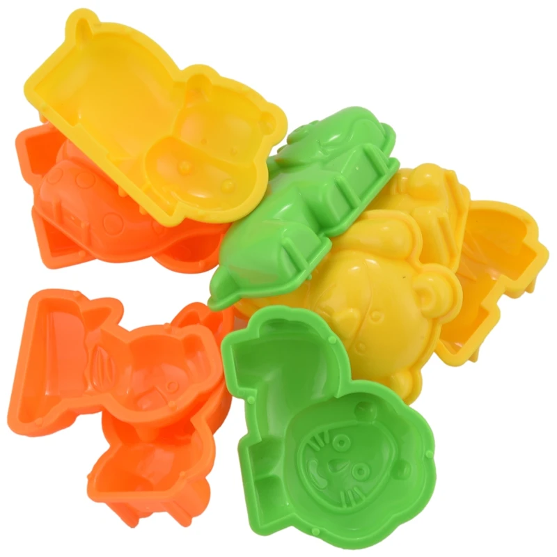 10 Pcs Animal Sand Mud Tool Diy Beach Toy Mould Mould Beach Toys Beach Animal Mould Building Model Kids Holiday Out Beach Toys