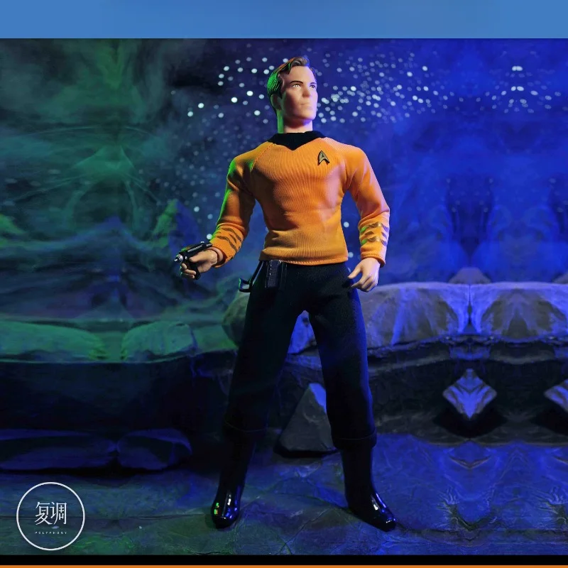 In Stock Sci-Fi Adventure Movie 14 Inch Action Figure Capt. Kirk Original Animation Model Collection Gift