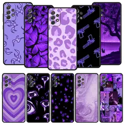 infinity on Purple Phone Case For Samsung Galaxy A13 A51 A71 A41 A31 A21S A11 A01 A03S A12 A32 A52 A22 A23 A33 A53 A73 5G Cover